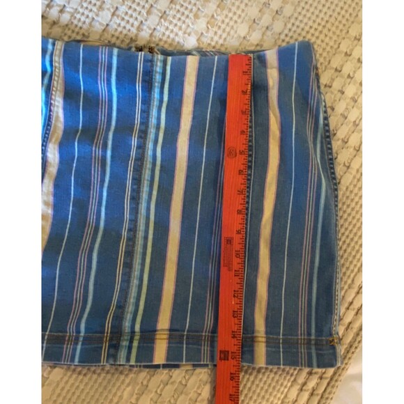 Wild Fable Denim Like Skirt Plus Size 16  Striped Skirt Casual Comfy Stylish - Picture 7 of 9